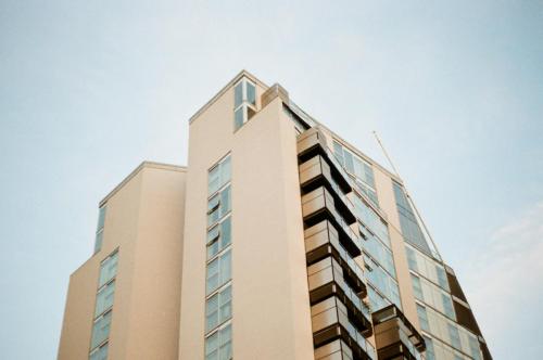 Apartment Building in MediacityKodak Gold 200