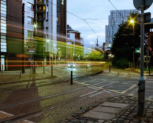 Long Exposure Salford QuaysKodak Gold 200