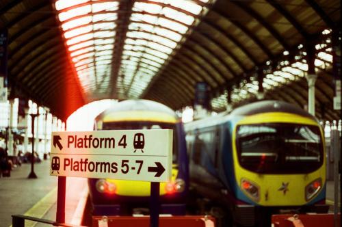 Hull Train Station Cinestill 400D