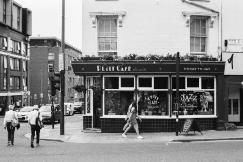 Street side in LiverpoolIlford HP5 Plus