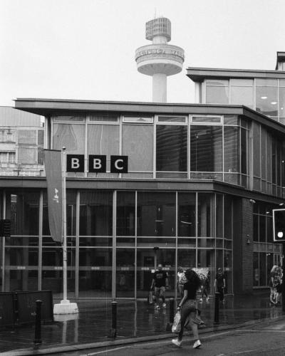 BBC office and TV Tower LiverpoolIlford HP5 Plus